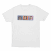 Distractible Cartoon Panels Unisex T Shirt White