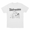 Distractible Moving Company Unisex T Shirt White