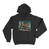 Distractible Road Trip Unisex Hoodie Black